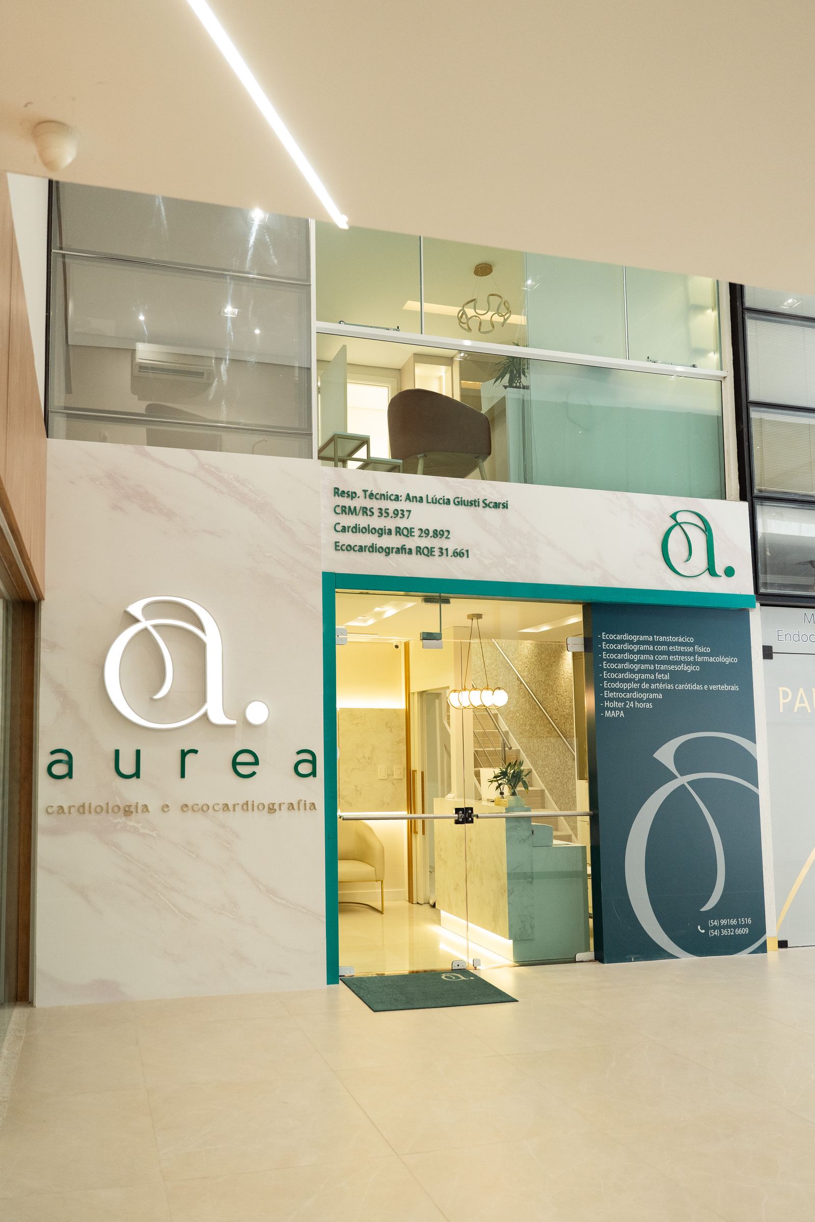 Fachada da Aurea Cardiologia e Ecocardiografia